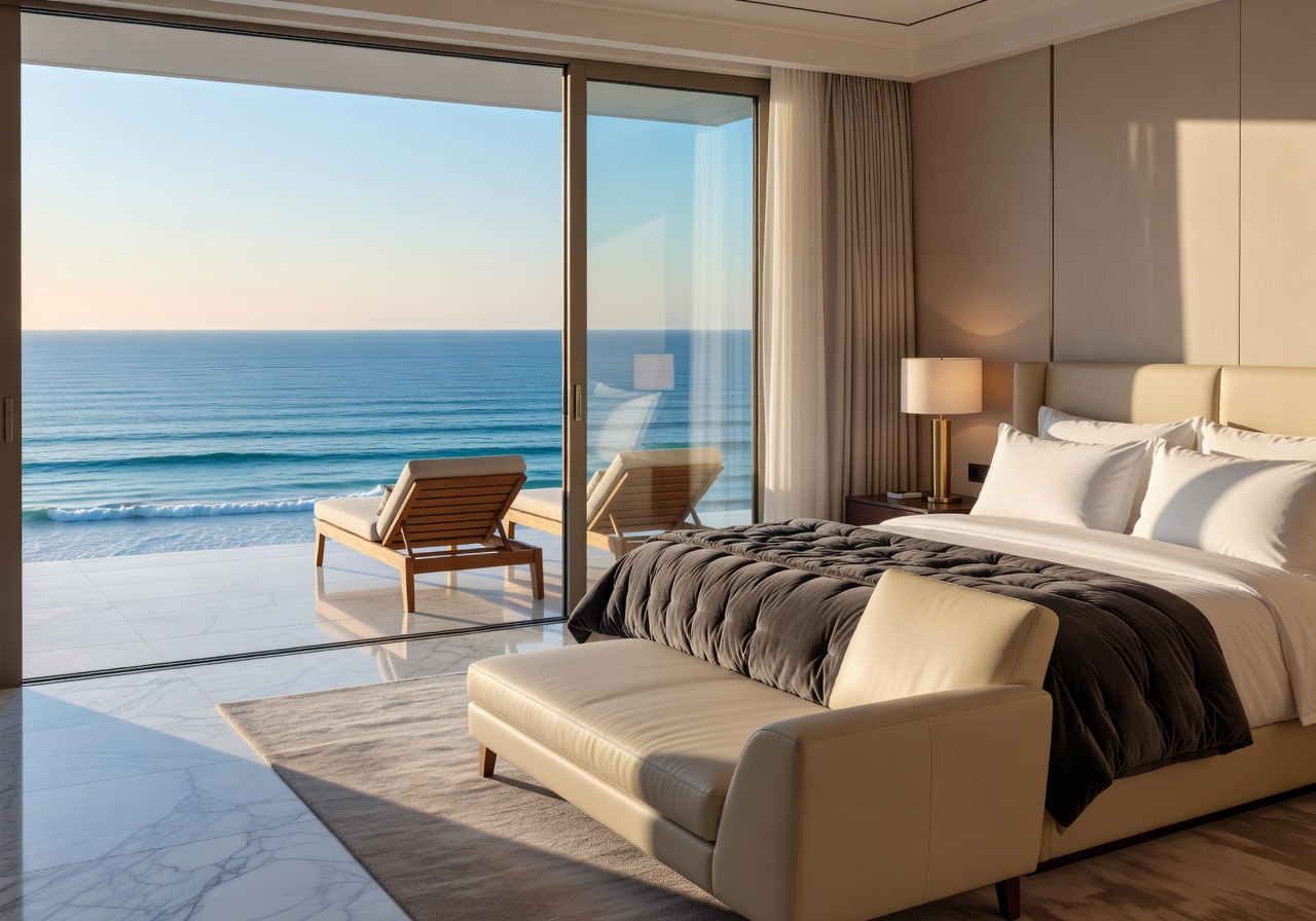 Luxury Hotel Room With Ocean View