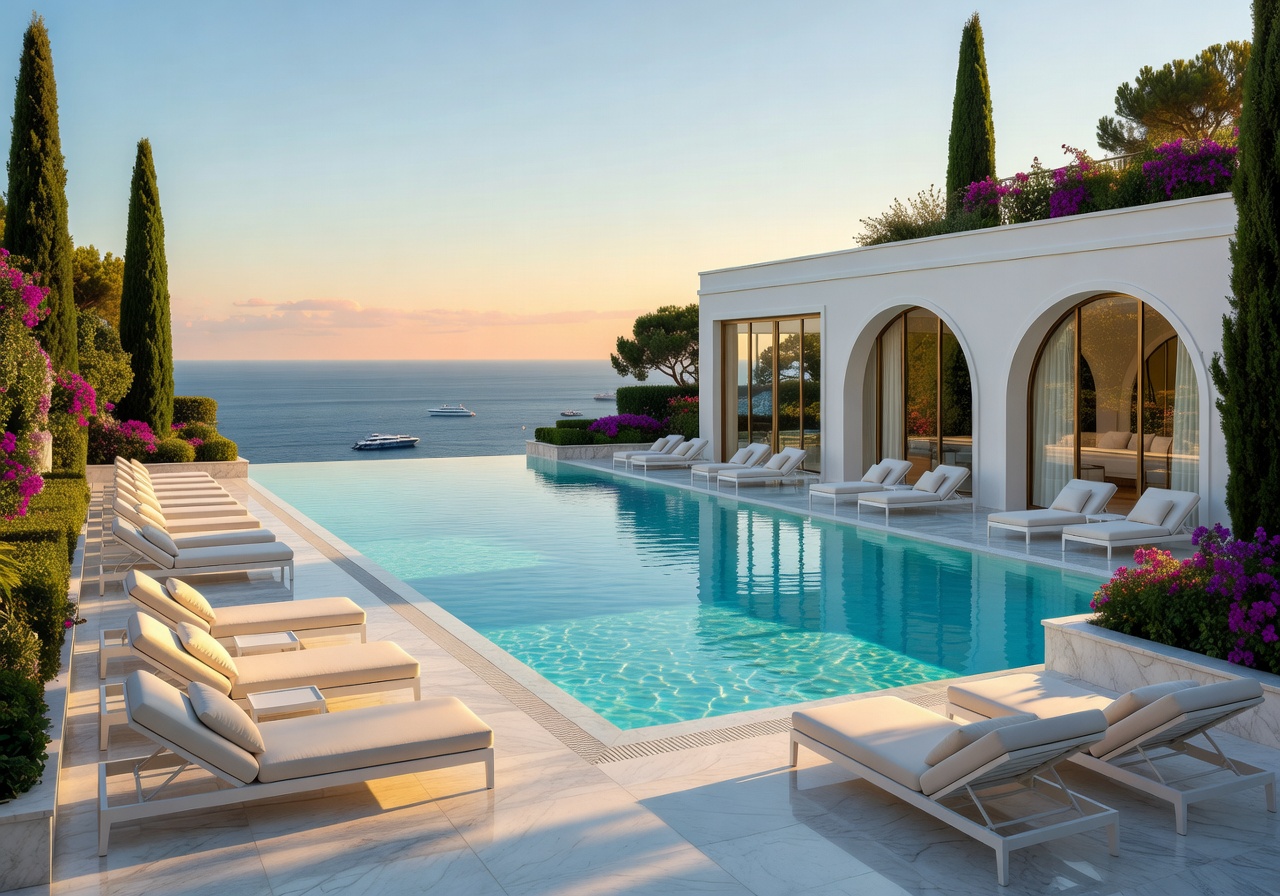 Monaco Hotel Spa and Pool Area