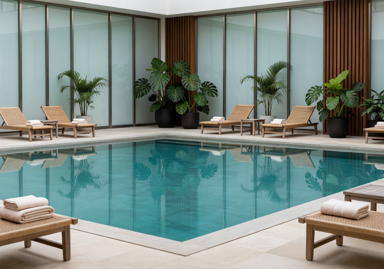 Serene Hotel Spa and Wellness Pool Area